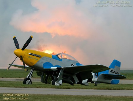 P-51 at Oshkosh -  If Image Does Not Match Description - Click Here To Refresh Page
